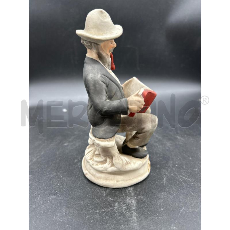 STATUA CAPODIMONTE SIGNORE CON PIPA | Mercatino dell'Usato Burolo 4