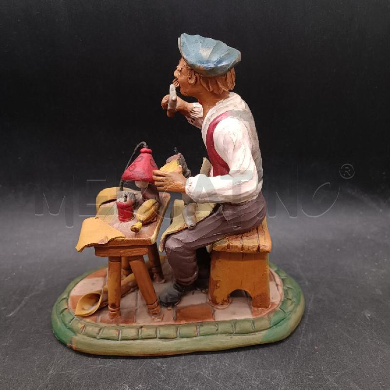 STATUA COTTO CARTAGIRONE CALZOLAIO | Mercatino dell'Usato Burolo 2