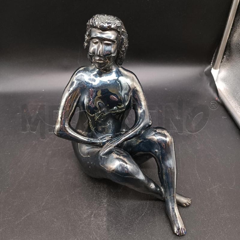 STATUA DONNA SEDUTA CERAMICA | Mercatino dell'Usato Burolo 1