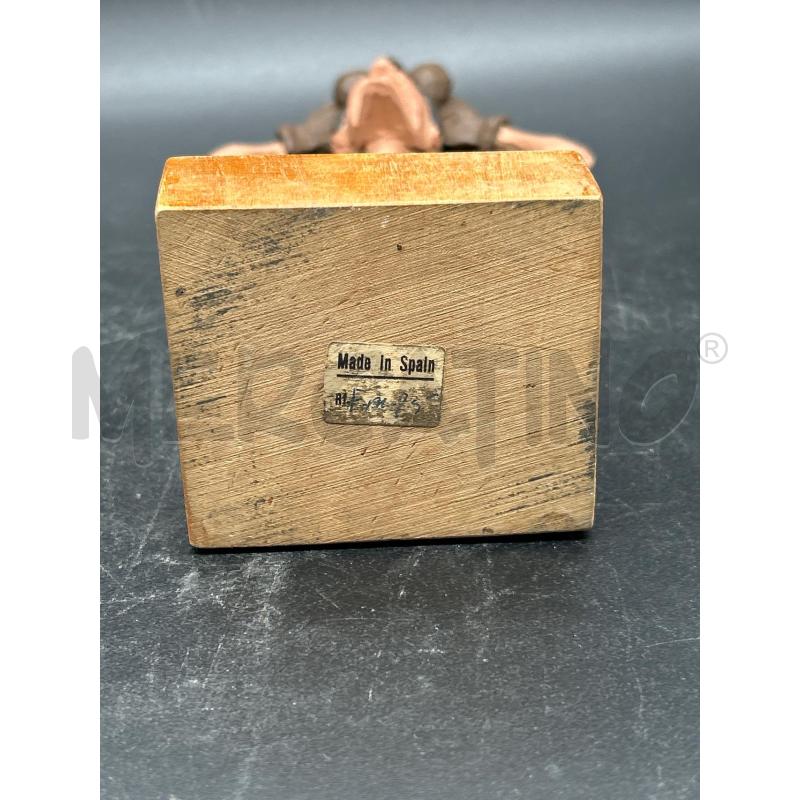 STATUA LEGNO PUGILISTA | Mercatino dell'Usato Burolo 3