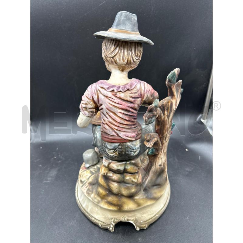 STATUA UOMO SEDUTO FABBRO | Mercatino dell'Usato Burolo 2