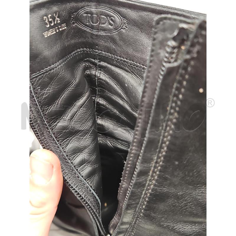 STIVALETTI DONNA TOD'S NERI CON ZIP  | Mercatino dell'Usato Burolo 3