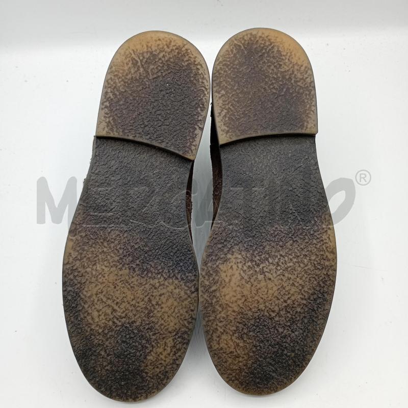 STIVALETTI UOMO ARTIGIANALI SCAMOSCAITI MARRONE GAMBALETTO VIOLA ELASTICIZZATO | Mercatino dell'Usato Burolo 5