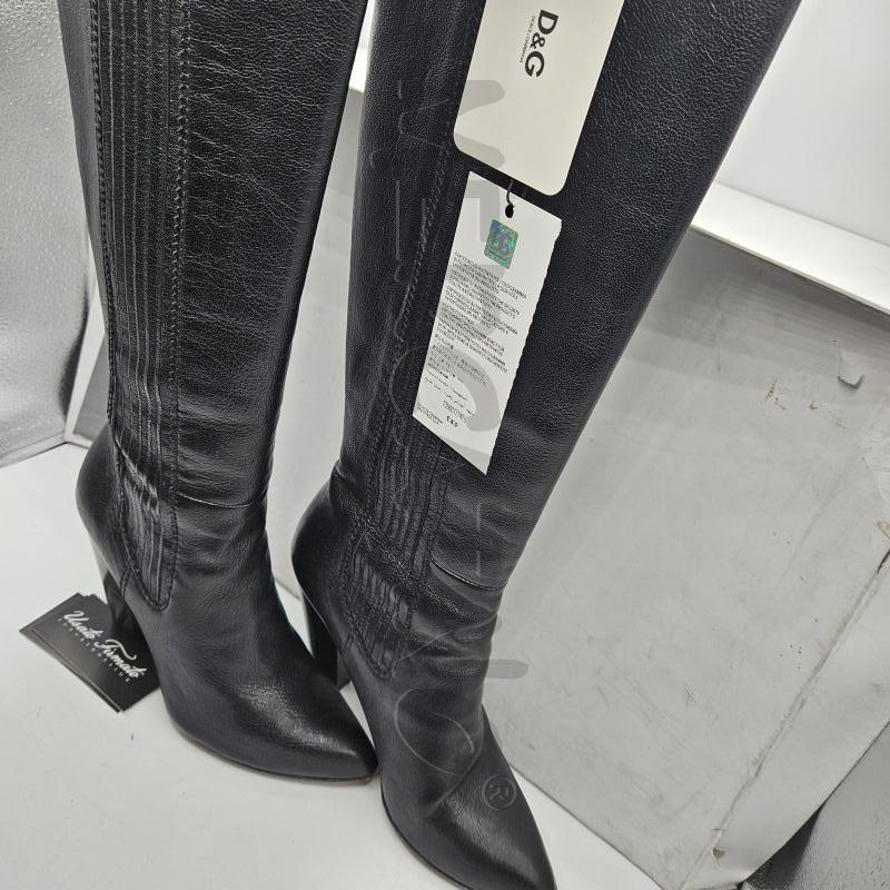 STIVALI DOLGE & GABBANA NERO IN PELLE + SCAOLTA | Mercatino dell'Usato Burolo 2