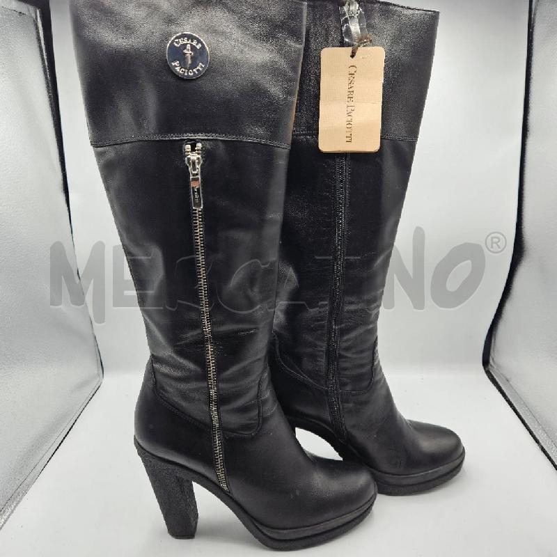 STIVALI DONNA CESARE PACIOTTI NERO+SCATOLAS | Mercatino dell'Usato Burolo 1