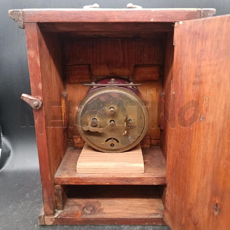 SVEGLIA CON MOBILETTO LEGNO DA SISTEMARE | Mercatino dell'Usato Burolo 3