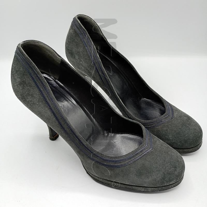 TACCHI BALENCIAGA SCAMOSCIATO GRIGIO CENERE | Mercatino dell'Usato Burolo 1