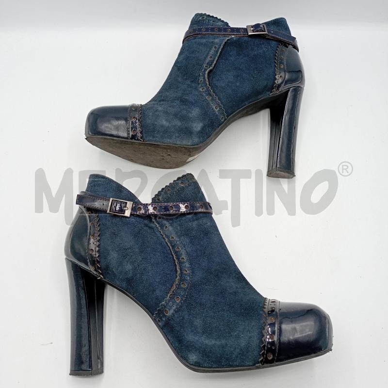 TACCHI TSCABLU NERO BLU SCAMOSCIATO ZIP+SCATOLA | Mercatino dell'Usato Burolo 2