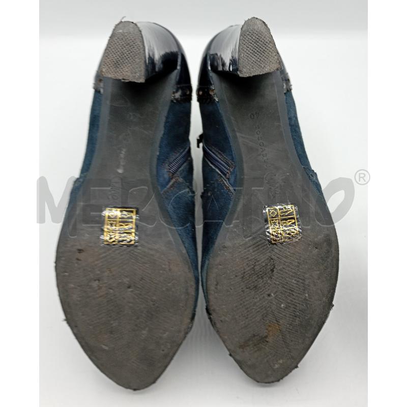 TACCHI TSCABLU NERO BLU SCAMOSCIATO ZIP+SCATOLA | Mercatino dell'Usato Burolo 5