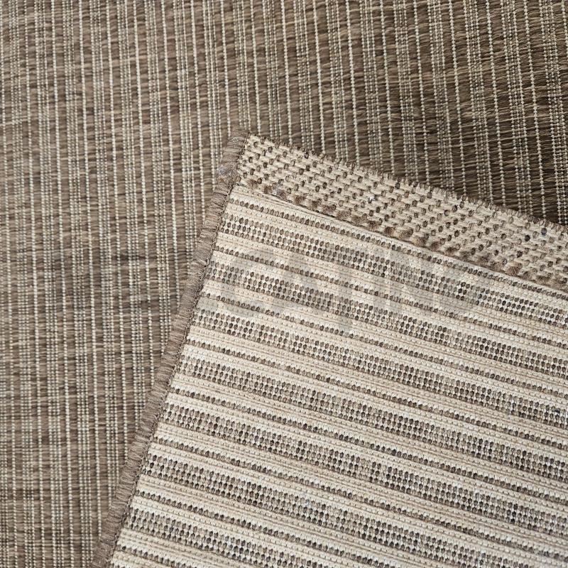 TAPPETO 130X190 MARRONE TORTORA INCANAPATO | Mercatino dell'Usato Burolo 1