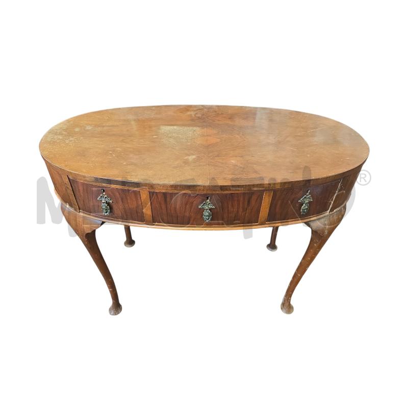 TAVOLINO OVALE LEGNO | Mercatino dell'Usato Burolo 1