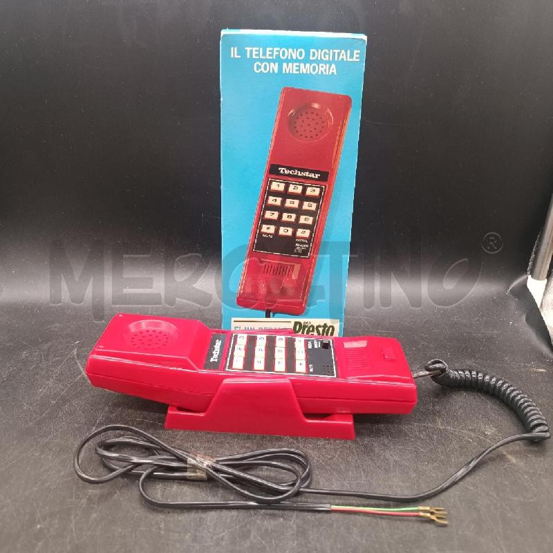 TELEFONO DA COLLEZIONE PRESTO ROSSO + SCATOLA | Mercatino dell'Usato Burolo 1
