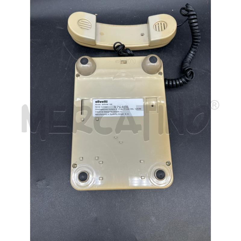 TELEFONO OLIVETTI MARRONE | Mercatino dell'Usato Burolo 3