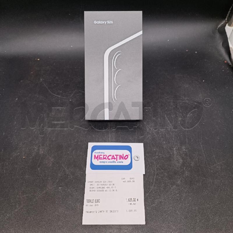 TELEFONO SAMSUNG GALAXY S26 256G NERO SIGILLATO | Mercatino dell'Usato Burolo 3