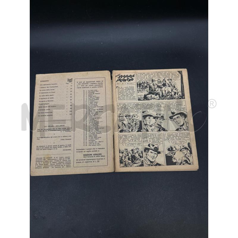 TEX N45 LA VOCE MISTERIOSA NOVEMBRE 1967 | Mercatino dell'Usato Burolo 4