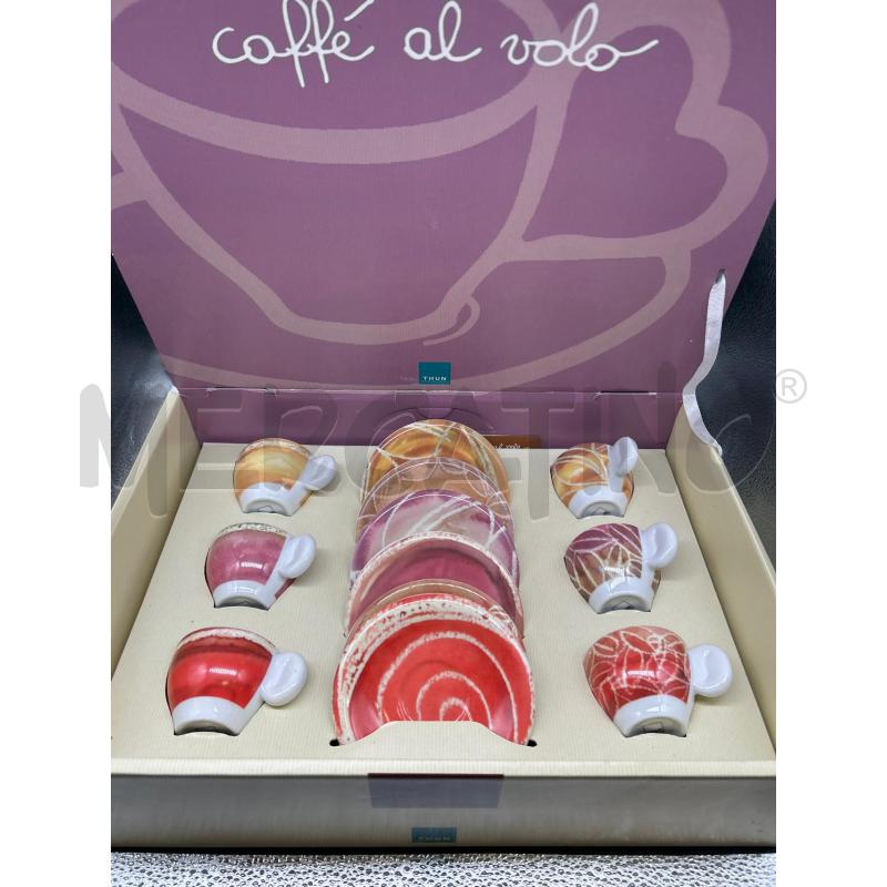 THUN SERVIZIO CAFFE AL VOLO PZ6 CERAMICA | Mercatino dell'Usato Burolo 1