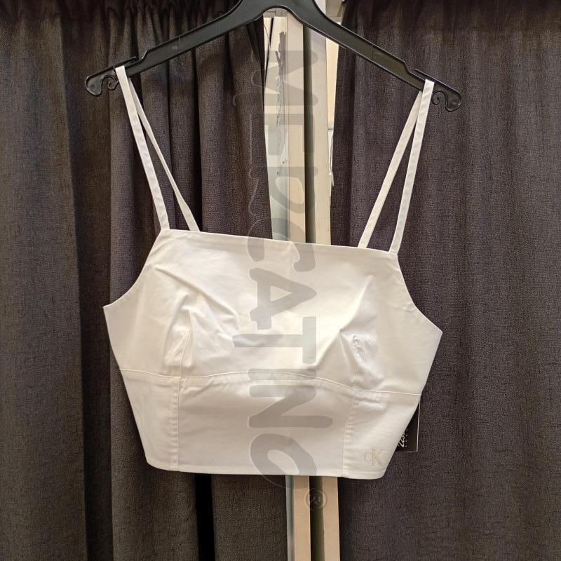 TOP CALVIN KLEIN JEANS BIANCO | Mercatino dell'Usato Burolo 1