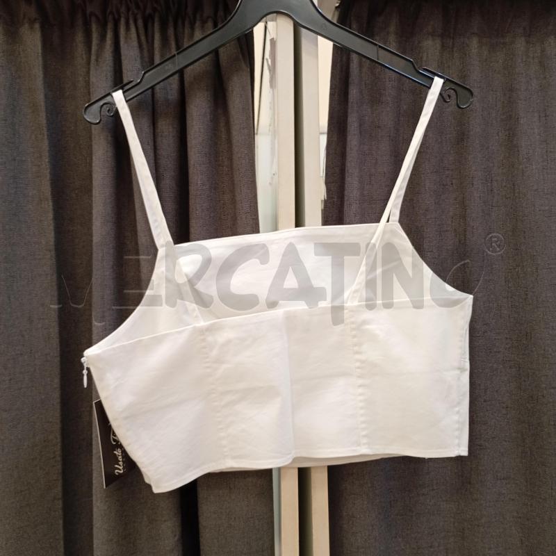 TOP CALVIN KLEIN JEANS BIANCO | Mercatino dell'Usato Burolo 2