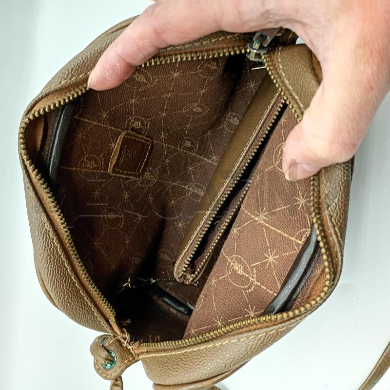 TRACOLLA PELLE TRUSSARDI TORTORA VINTAGE | Mercatino dell'Usato Burolo 3