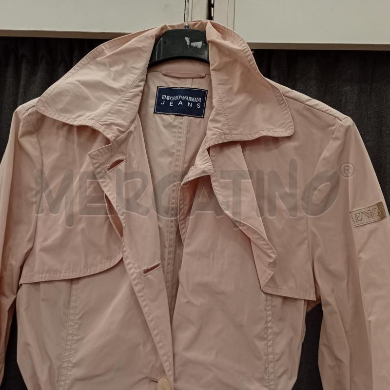 TRENCH DONNA EMNPORIO ARMANI ROSA CIPRIA  | Mercatino dell'Usato Burolo 3