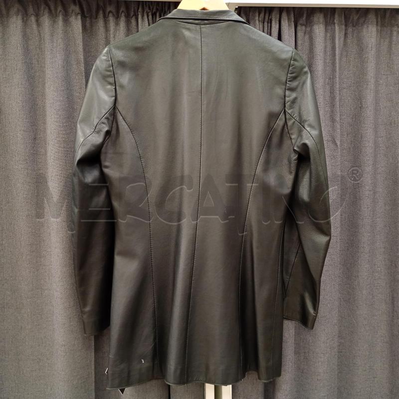 TRENCH DONNA FENDI IN PELLE NERO LUCIDO CHIUSURA A BOTTONI | Mercatino dell'Usato Burolo 2