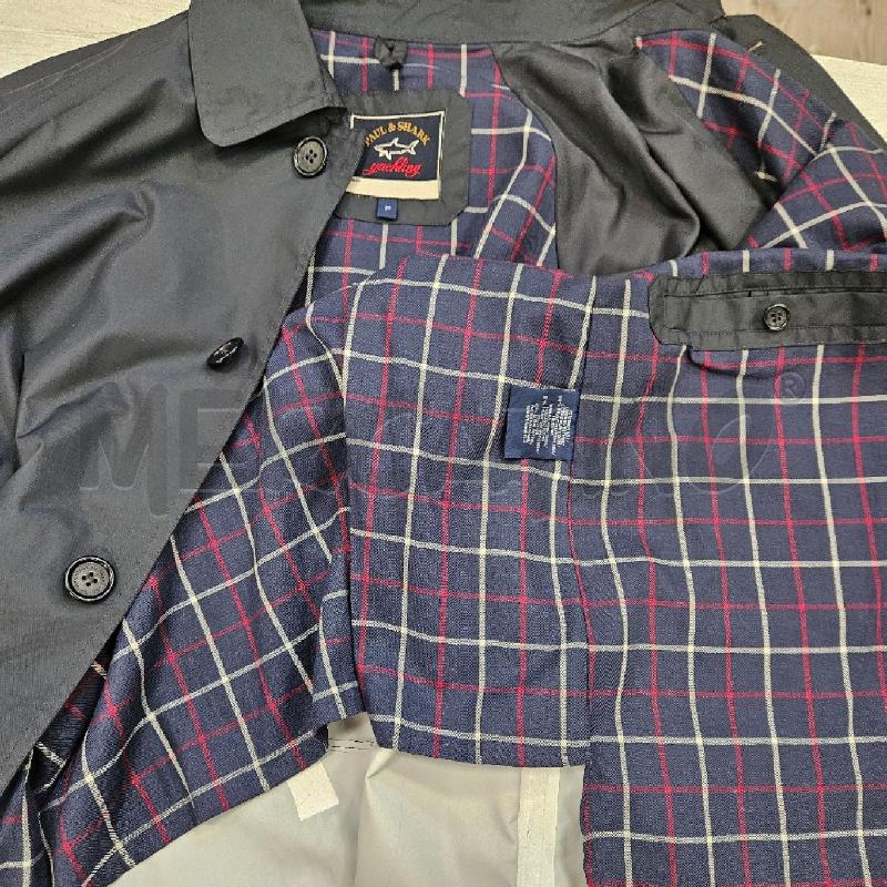 TRENCH UOMO PAUL&SHARK BLU NAVY FODERATO  | Mercatino dell'Usato Burolo 3