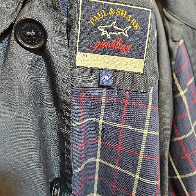 TRENCH UOMO PAUL&SHARK BLU NAVY FODERATO  | Mercatino dell'Usato Burolo 5