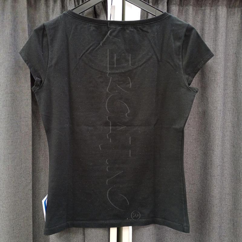 T SHIRT DONNA ICEBERG NERA RICAMI ORO | Mercatino dell'Usato Burolo 2