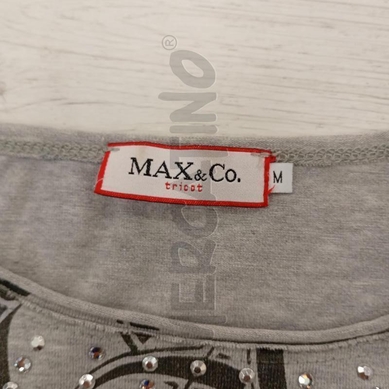 T SHIRT DONNA MAX-CO GRIGIA STRASS  | Mercatino dell'Usato Burolo 4
