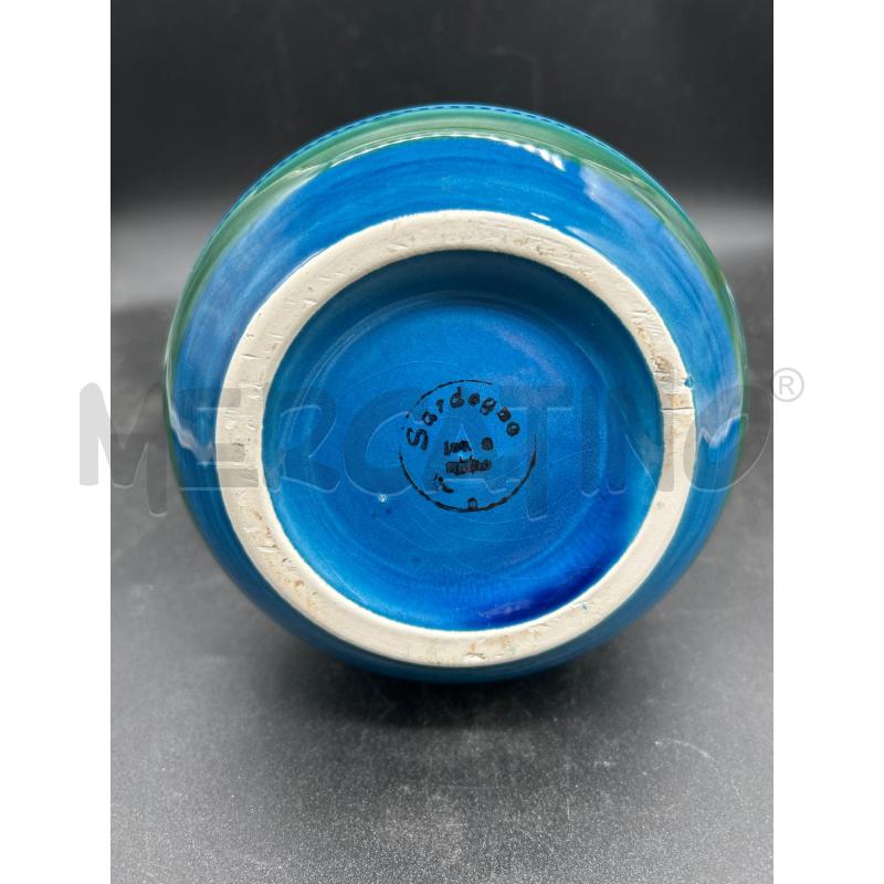 VASO CERAMICA BLU SARDEGNA | Mercatino dell'Usato Burolo 3
