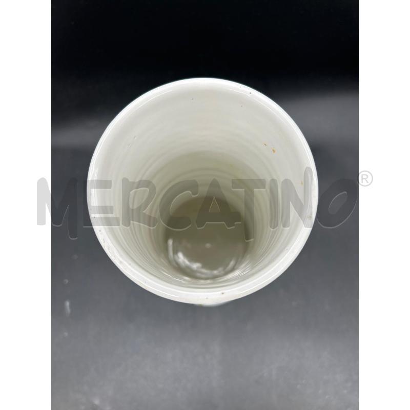 VASO CERAMICA CON FIORI H30CM | Mercatino dell'Usato Burolo 3