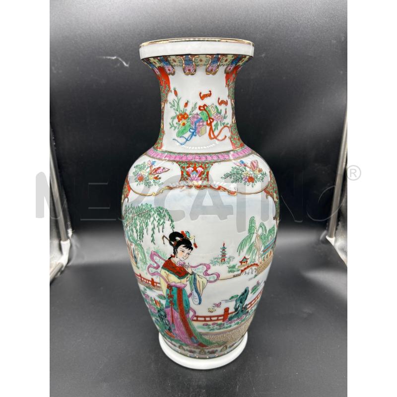 VASO CERAMICA ORIENTALE H35CM | Mercatino dell'Usato Burolo 1