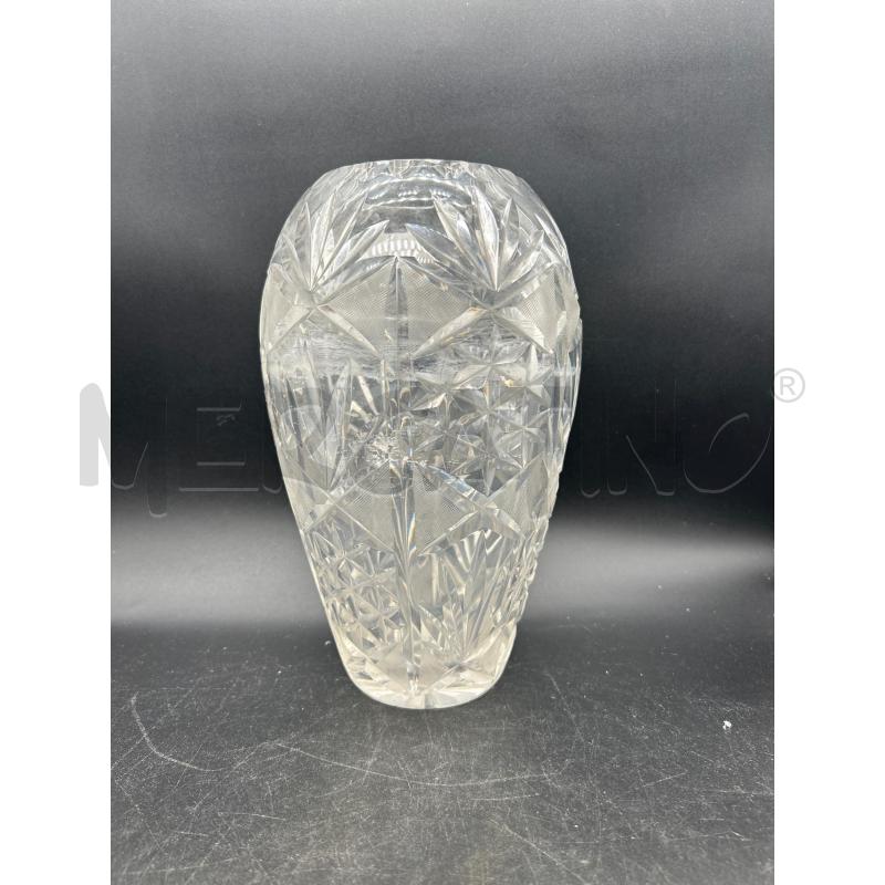 VASO CRISTALLO H24CM | Mercatino dell'Usato Burolo 1