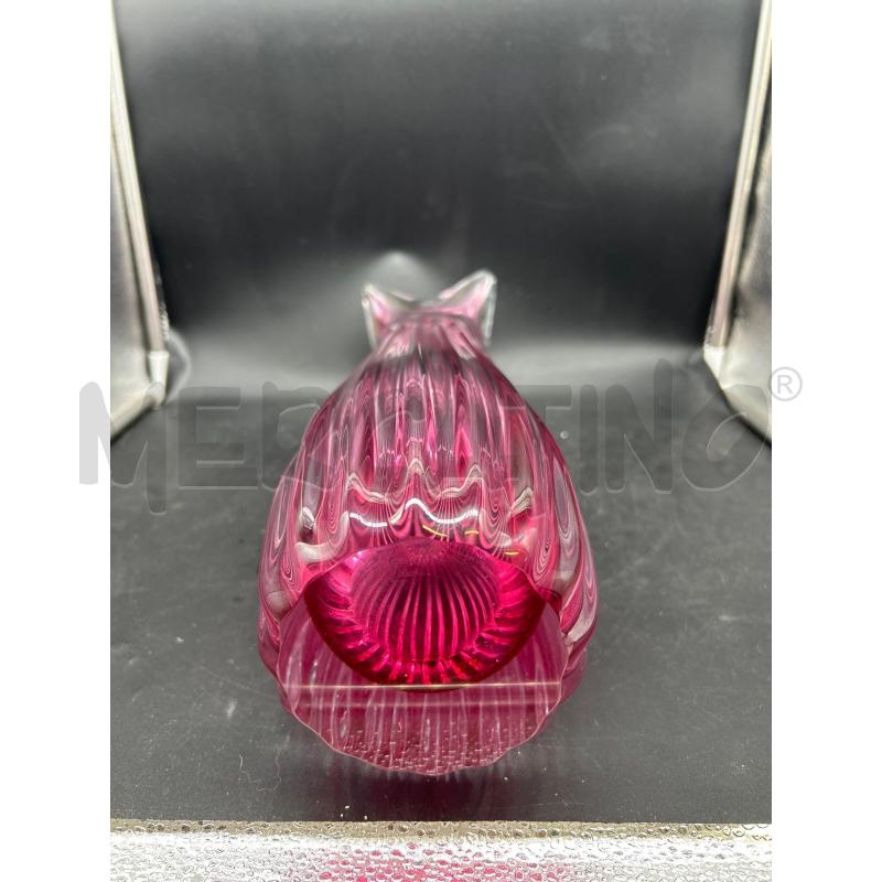 VASO CRISTALLO ROSA H44CM | Mercatino dell'Usato Burolo 3