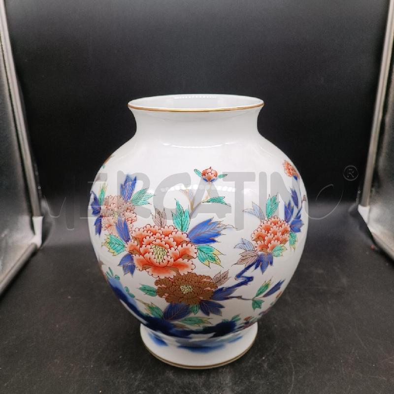 VASO FUKAGAWA CON FIORI | Mercatino dell'Usato Burolo 1