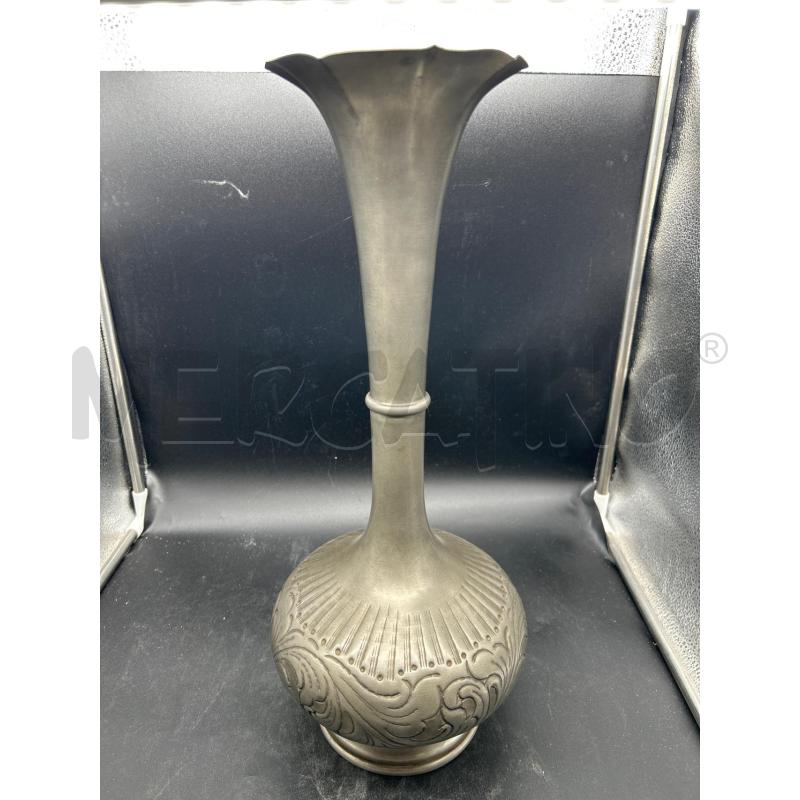 VASO PELTRO H42CM | Mercatino dell'Usato Burolo 1