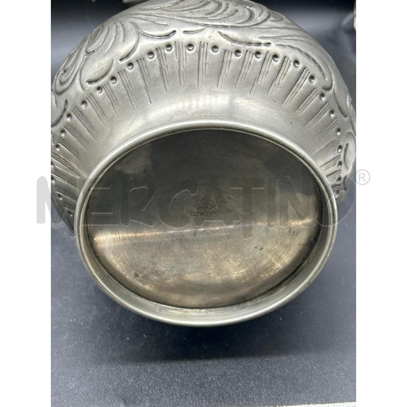 VASO PELTRO H42CM | Mercatino dell'Usato Burolo 3