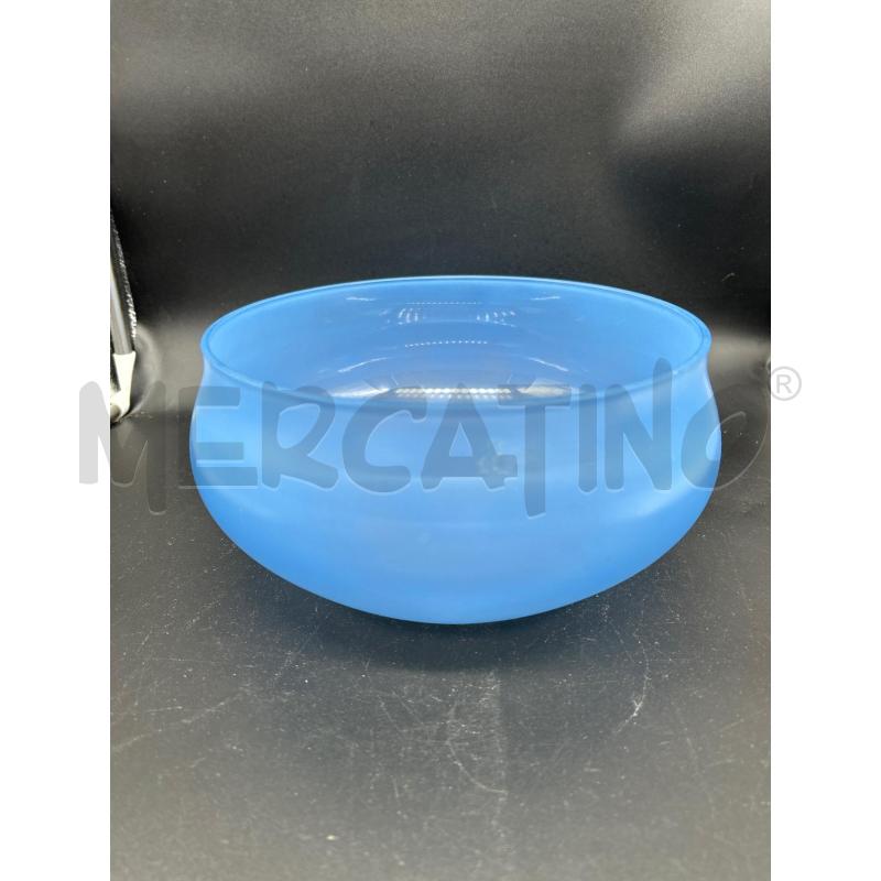 VASO VETRO BLU D22CM | Mercatino dell'Usato Burolo 1