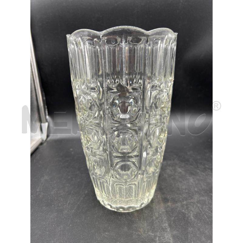 VASO VETRO H23CM | Mercatino dell'Usato Burolo 1