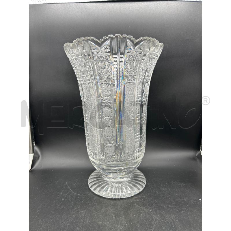 VASO VETRO ZIGLINATO | Mercatino dell'Usato Burolo 1