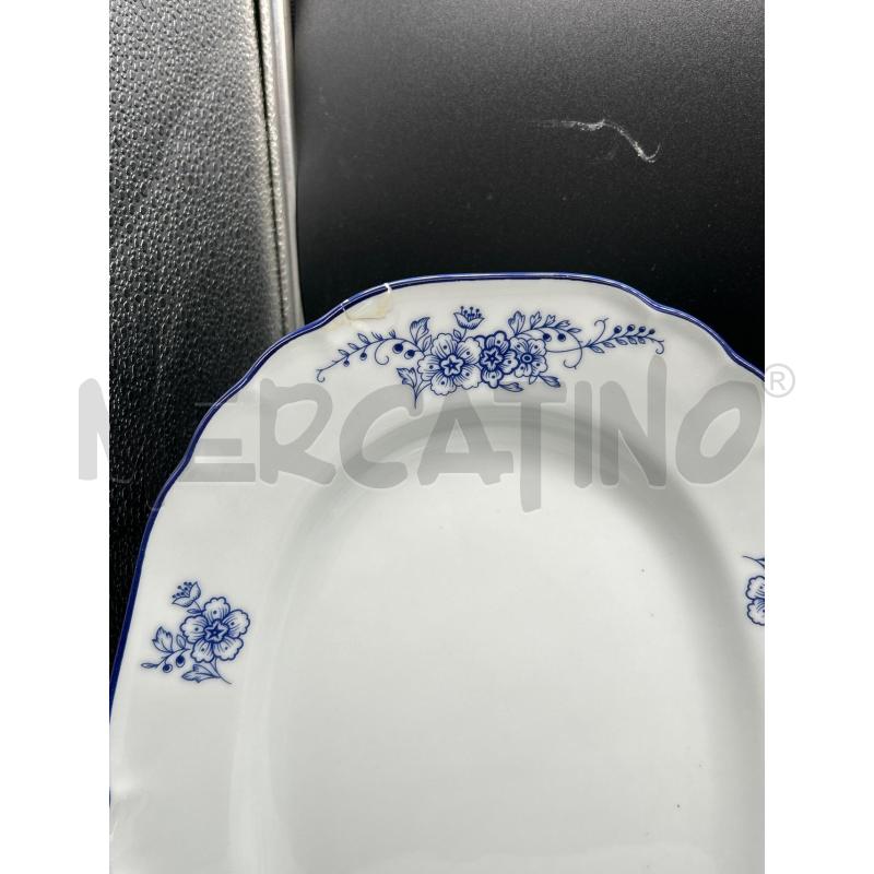 VASSOI PZ2 + INSALATIERA CERAMICA GINORI BIANCA E BLU | Mercatino dell'Usato Burolo 2