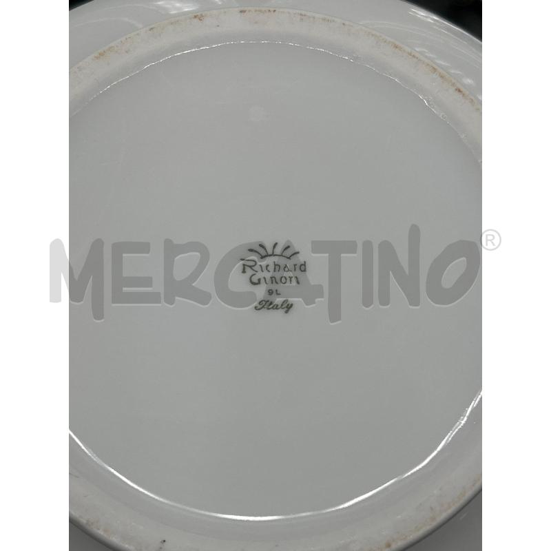 VASSOI PZ2 + INSALATIERA CERAMICA GINORI BIANCA E BLU | Mercatino dell'Usato Burolo 3