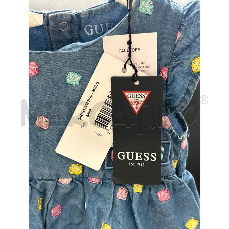 VESTITO BAMBINA GUESS JEANS 6/9 MESI | Mercatino dell'Usato Burolo 2