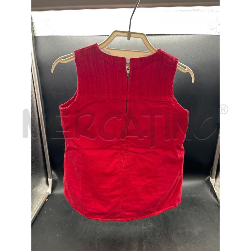 VESTITO BAMBINA ROSSO TRUSSARDI 6/9 MESI | Mercatino dell'Usato Burolo 2