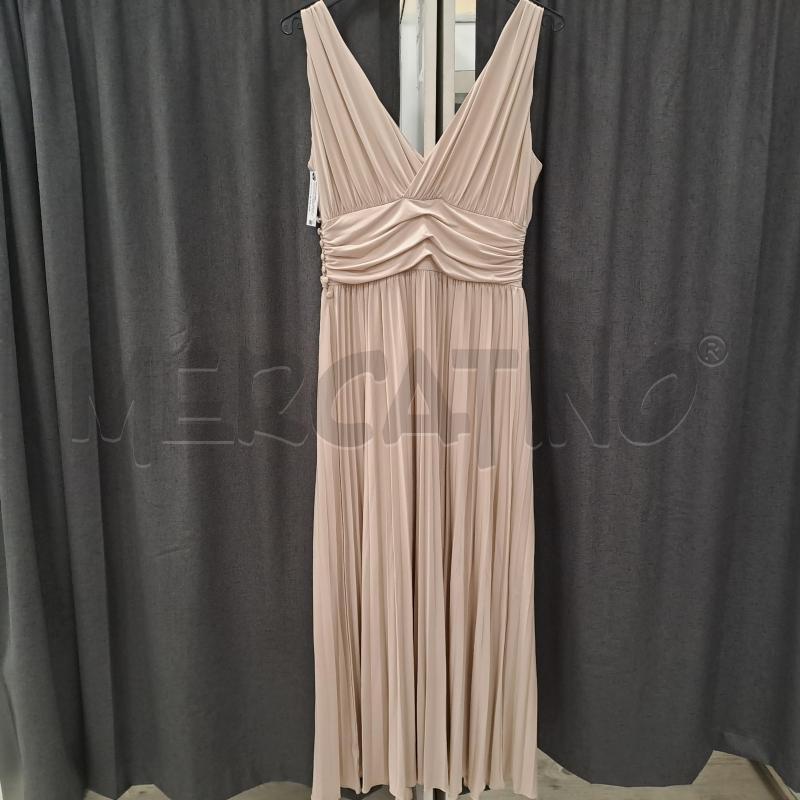 VESTITO DONNA BEIGE GAUDÌ STILE IMPERO | Mercatino dell'Usato Burolo 2