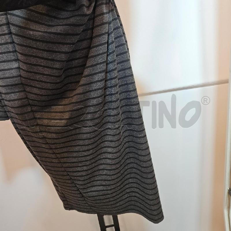 VESTITO DONNA CAMOMILLA GRIGIO RIGHE SCOLLO  | Mercatino dell'Usato Burolo 3