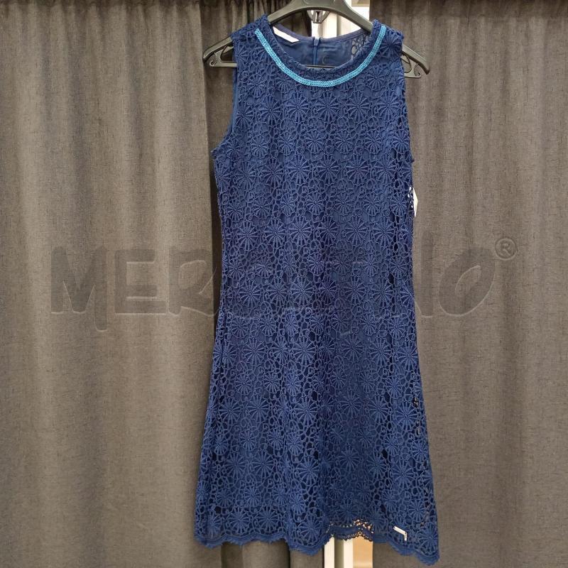 VESTITO DONNA GUESS BLU PIZZO  | Mercatino dell'Usato Burolo 1