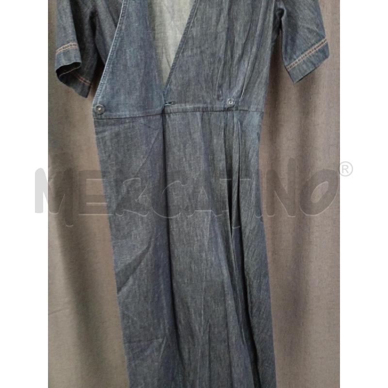 VESTITO DONNA MAXMARA IN JEANS SCURO CON CINTURINO | Mercatino dell'Usato Burolo 3