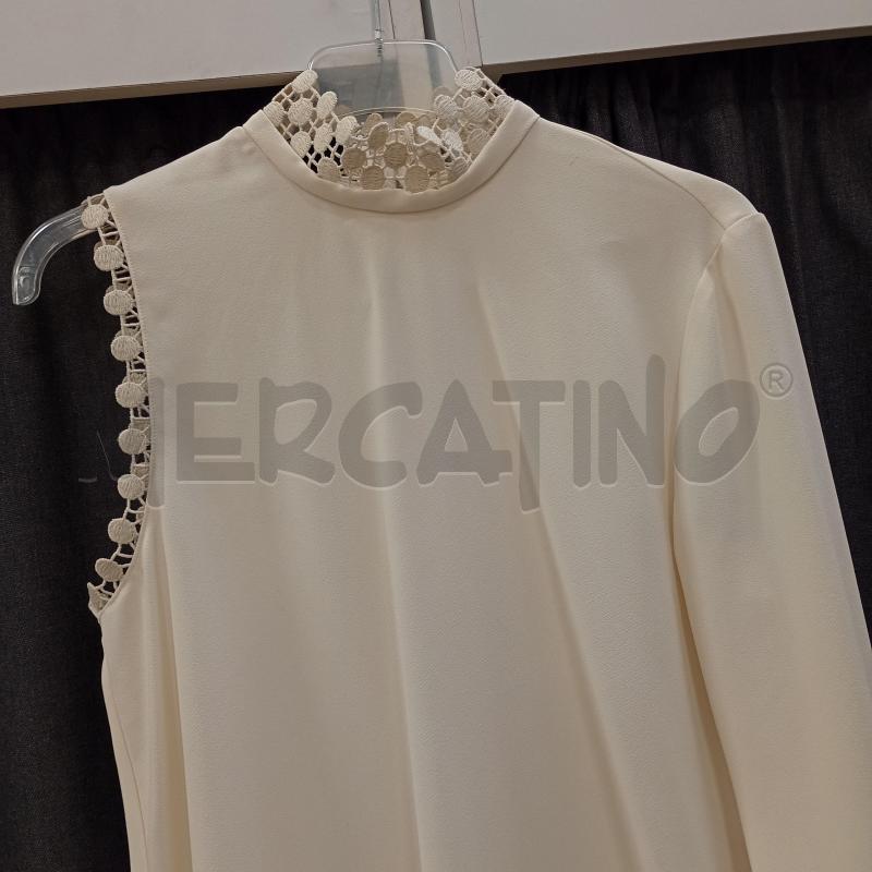 VESTITO DONNA PINKO CREMA SMANICATO/MANICATO | Mercatino dell'Usato Burolo 3
