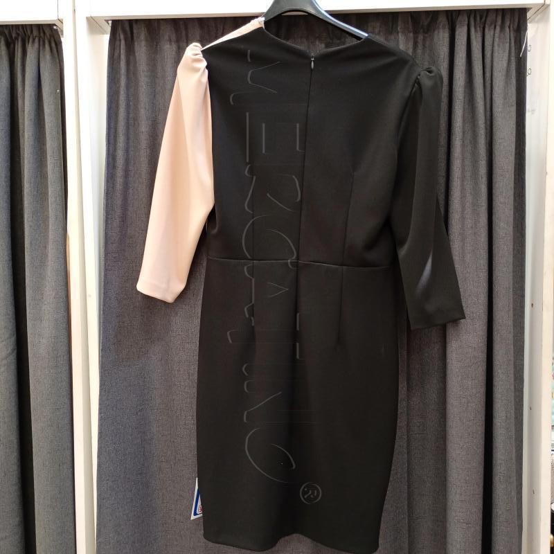 VESTITO DONNA RINASCIMENTO NERO ROSA SCOLLO B  | Mercatino dell'Usato Burolo 2